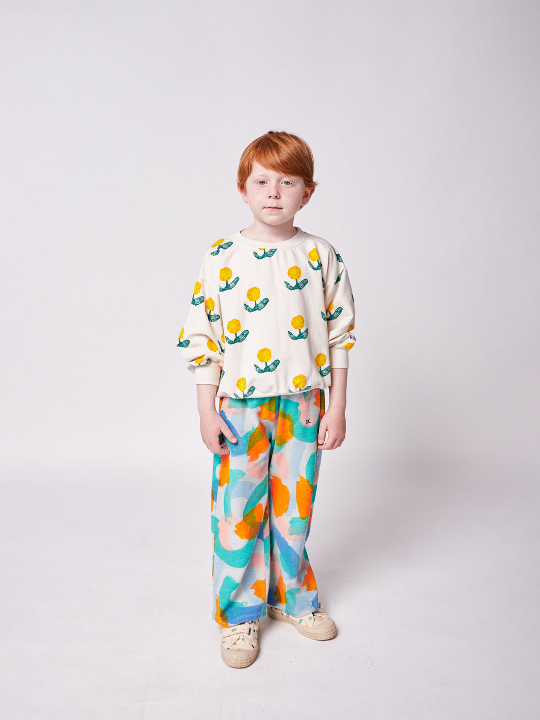 Bobo Choses Wallflowers All Over Sweatshirt