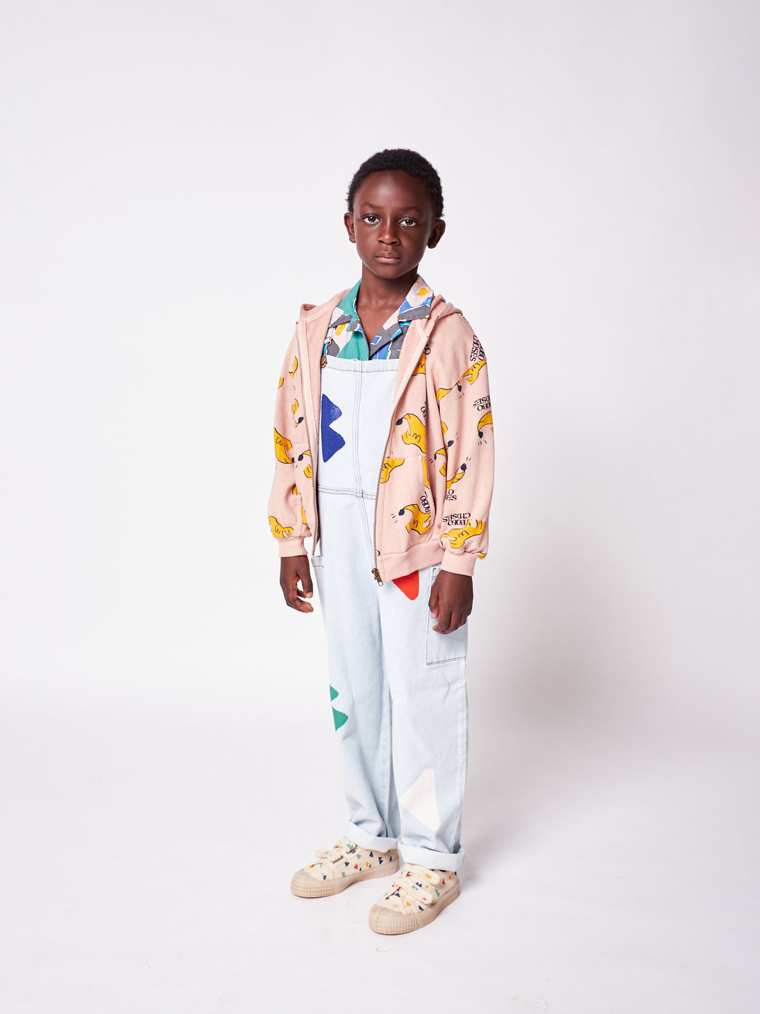 Bobo Choses Sniffy Dog All Over Hooded Sweatshirt