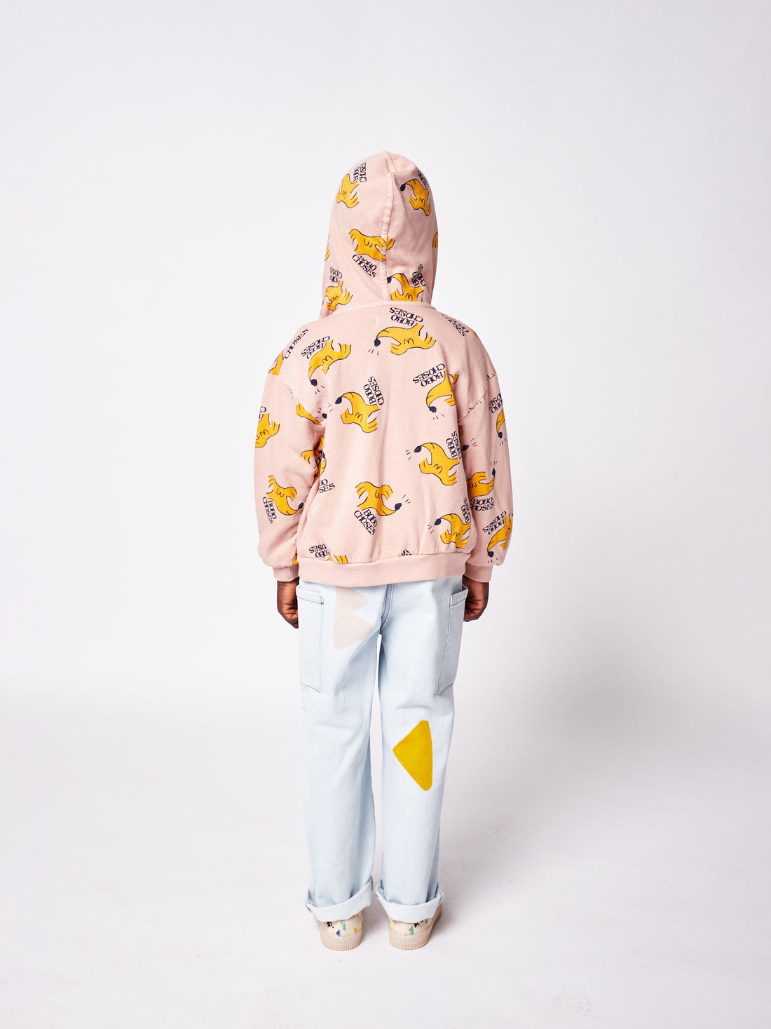 Bobo Choses Sniffy Dog All Over Hooded Sweatshirt