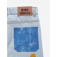 Bobo Choses B.C Colors Denim Bermuda Shorts