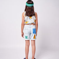 Bobo Choses B.C Colors Denim Bermuda Shorts
