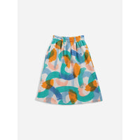 Bobo Choses Brushstrokes All Over Midi Skirt