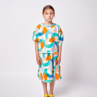 Bobo Choses Brushstrokes All Over Midi Skirt