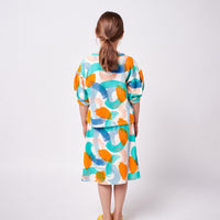 Bobo Choses Brushstrokes All Over Midi Skirt