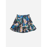 Bobo Choses Stains Black All Over Woven Mini Skirt
