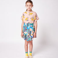 Bobo Choses Stains Black All Over Woven Mini Skirt