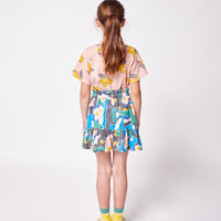 Bobo Choses Stains Black All Over Woven Mini Skirt