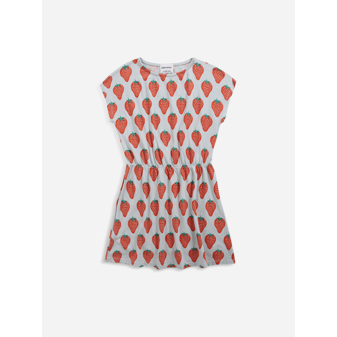 Bobo Choses Strawberry All Over Short Sleeve Dress