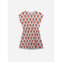 Bobo Choses Strawberry All Over Short Sleeve Dress