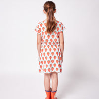 Bobo Choses Strawberry All Over Short Sleeve Dress