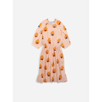 Bobo Choses Brick House All Over Long Sleeve Dress