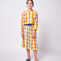 Bobo Choses Checke Long Sleeve Dress