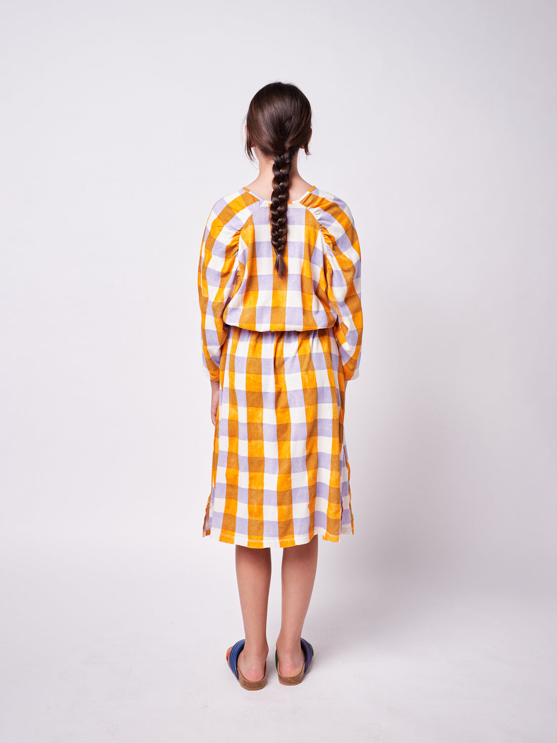Bobo Choses Checke Long Sleeve Dress