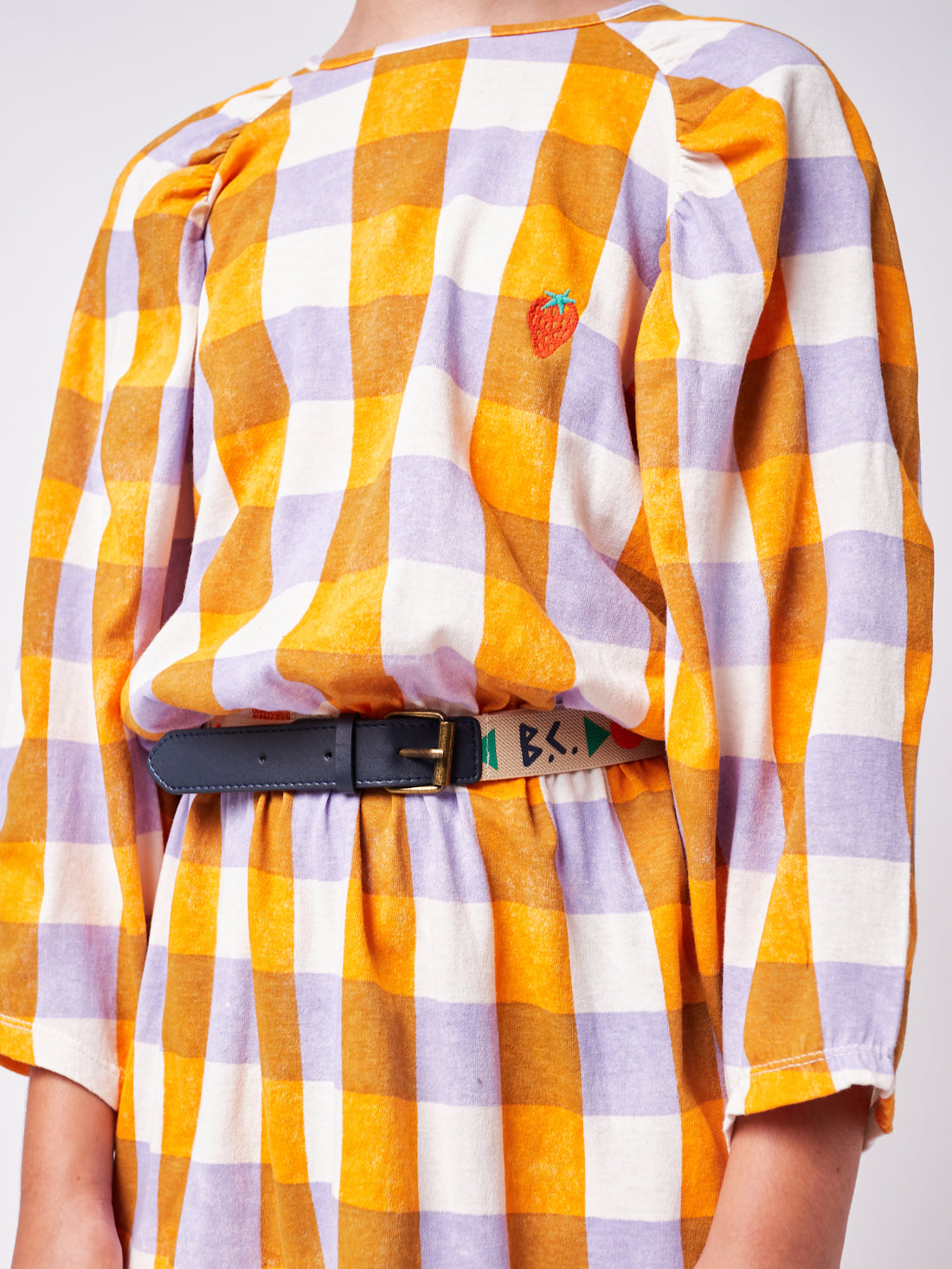 Bobo Choses Checke Long Sleeve Dress