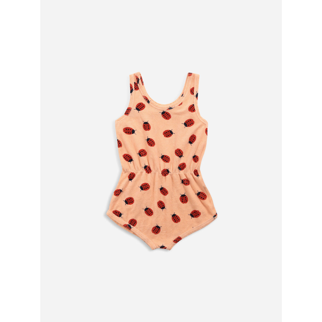 Bobo Choses Ladybug All Over Terry Playsuit