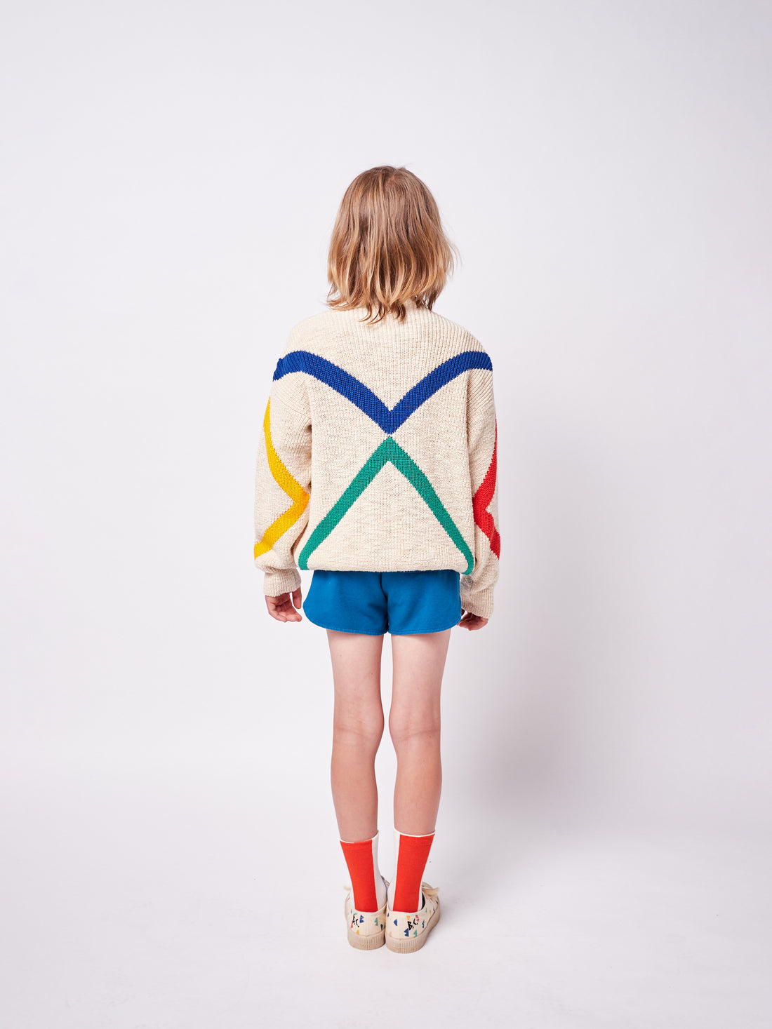 Bobo Choses Triangular Intarsia Cardigan