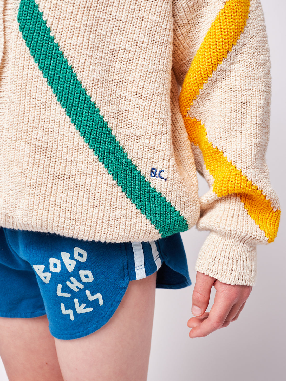 Bobo Choses Triangular Intarsia Cardigan