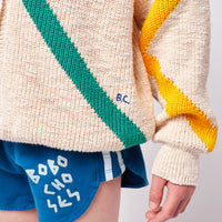 Bobo Choses Triangular Intarsia Cardigan