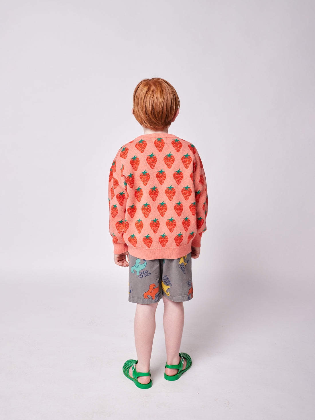 Bobo Choses Strawberry Jacquard Jumper