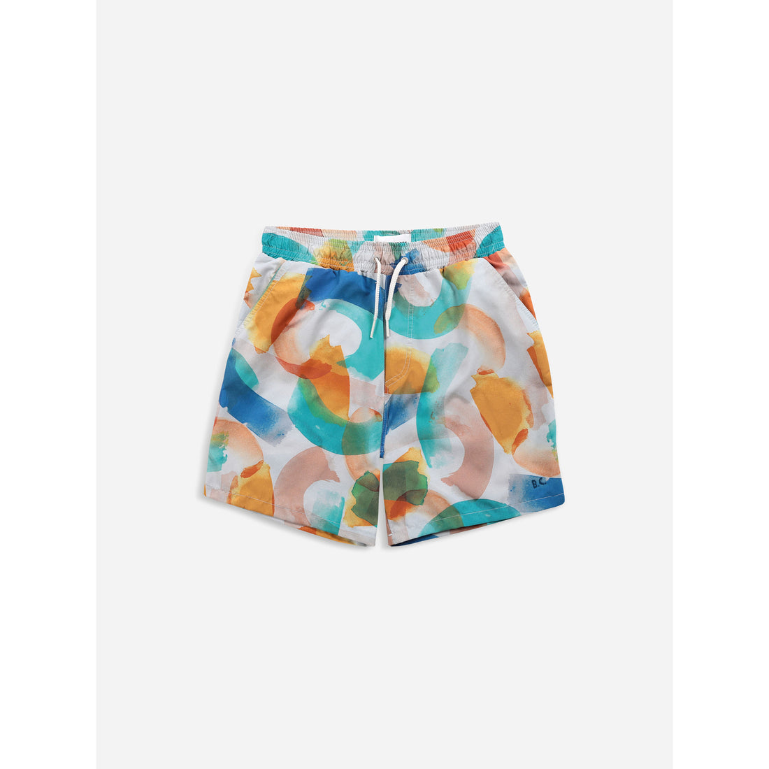 Bobo Choses Brushstrokes All Over Swim Bermuda Shorts