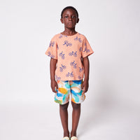 Bobo Choses Brushstrokes All Over Swim Bermuda Shorts