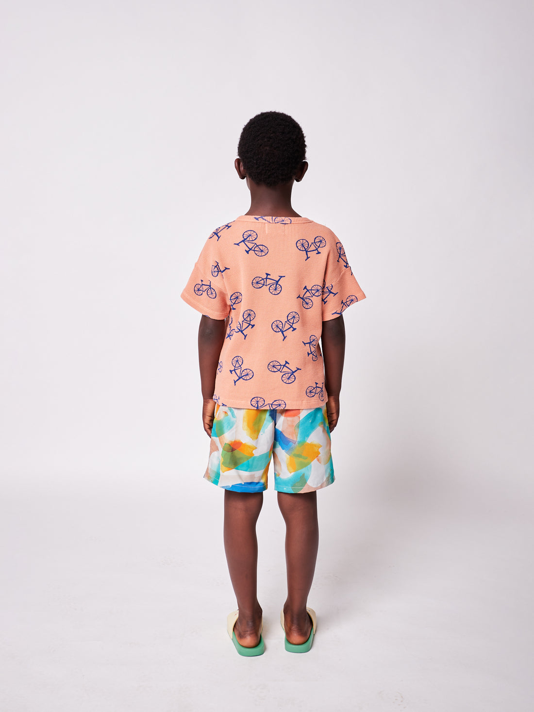 Bobo Choses Brushstrokes All Over Swim Bermuda Shorts
