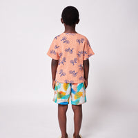 Bobo Choses Brushstrokes All Over Swim Bermuda Shorts