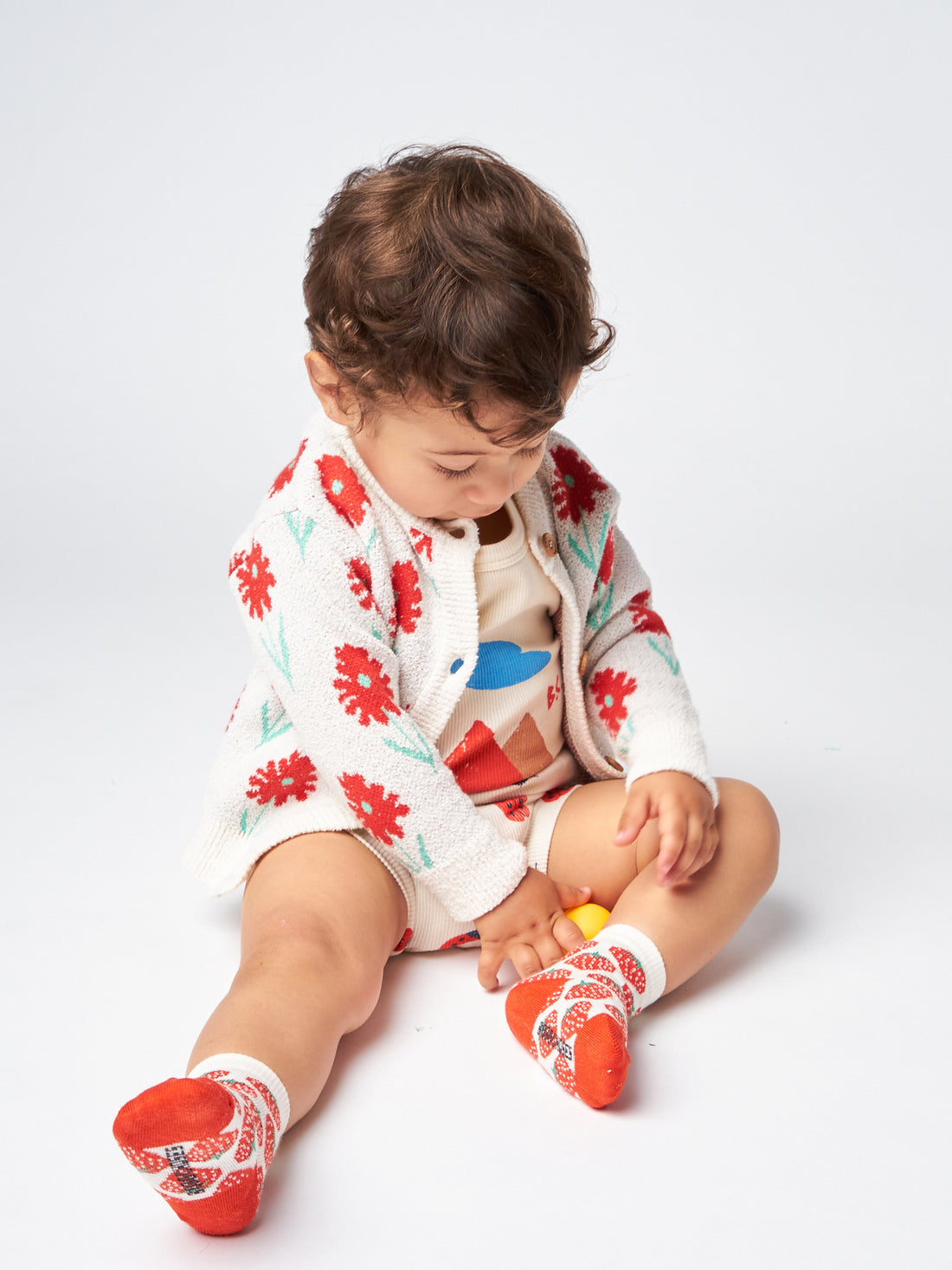 Bobo Choses Strawberry Baby Socks