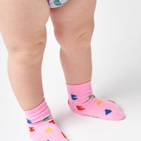 Bobo Choses Pink B.C All Over Baby Socks