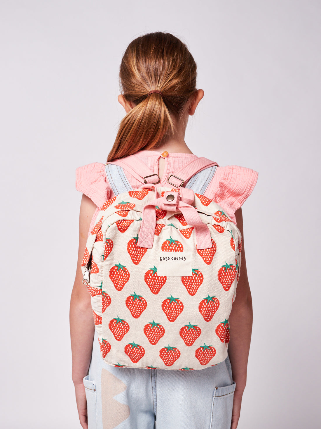 Bobo Choses Strawberry All Over School Bag