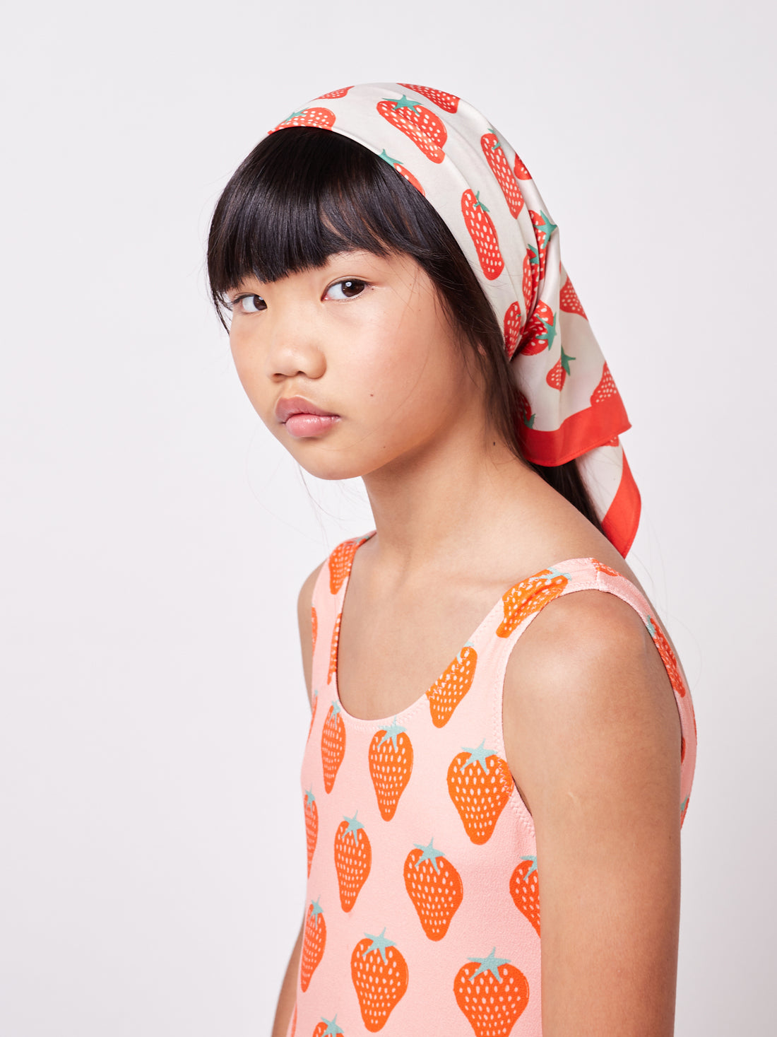 Bobo Choses Strawberry All Over Scarf