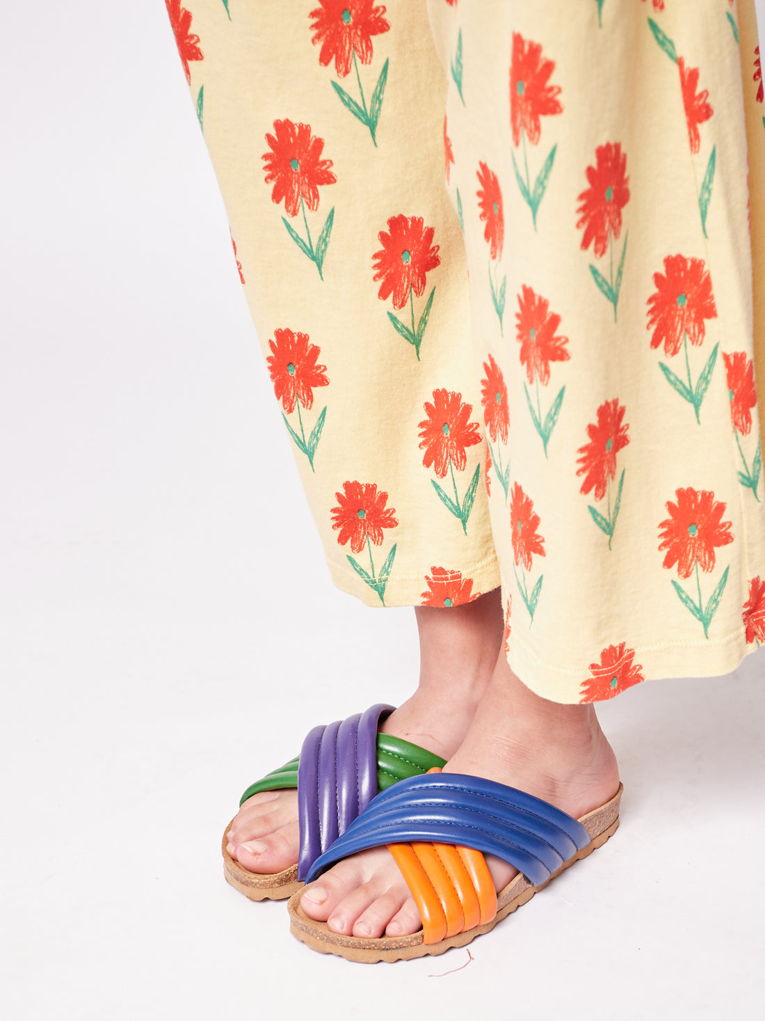 Bobo Choses Color Block Crossed Fp Flops