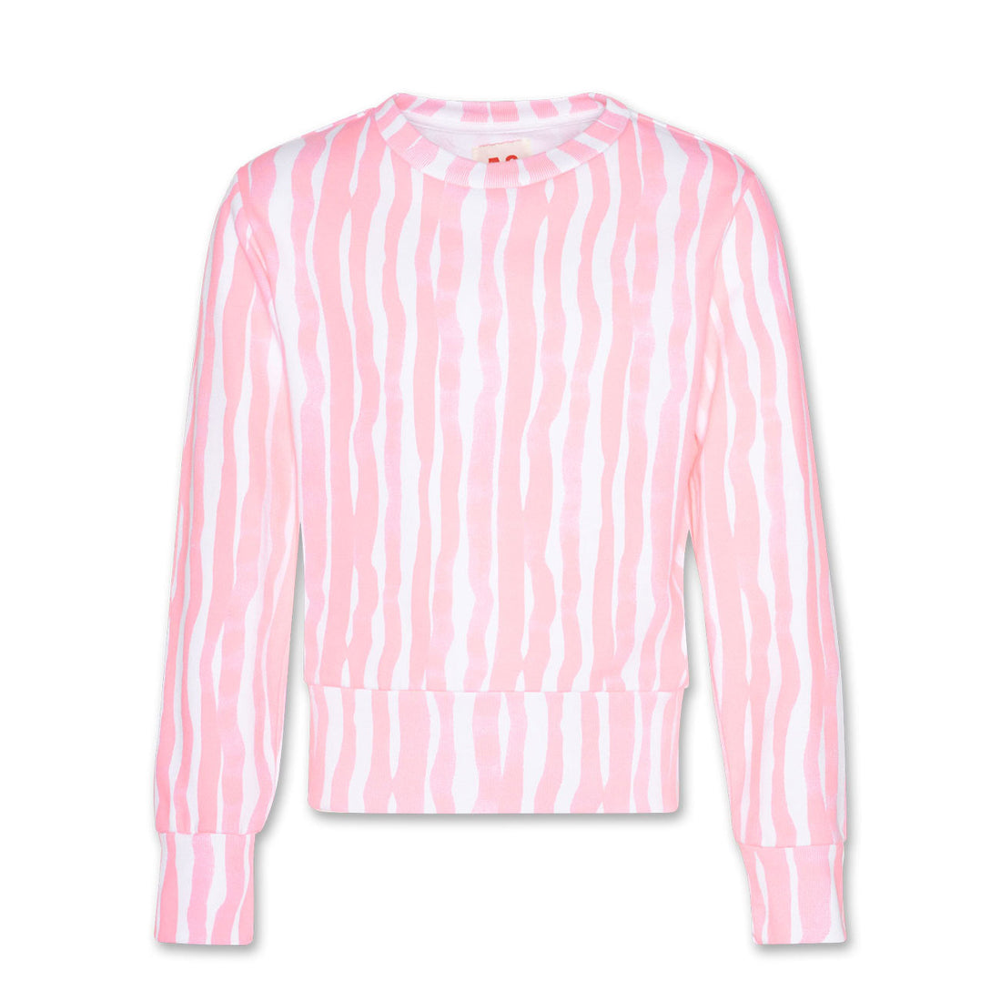 AO76 White Lana Stripes Sweatshirt