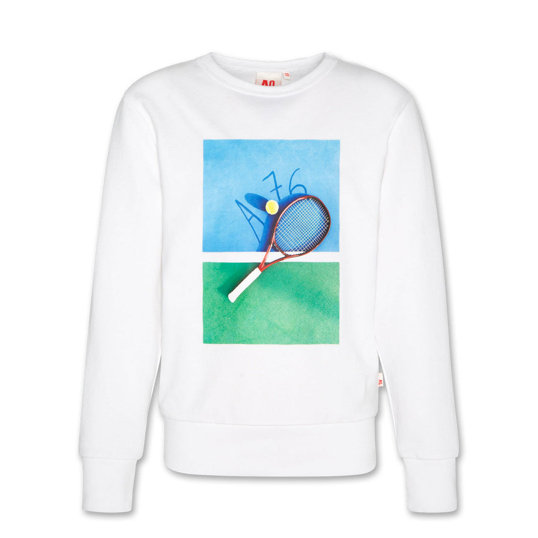 AO76 White Tom Tennis Sweatshirt