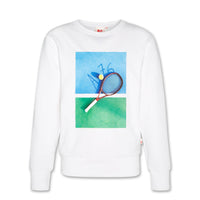 AO76 White Tom Tennis Sweatshirt