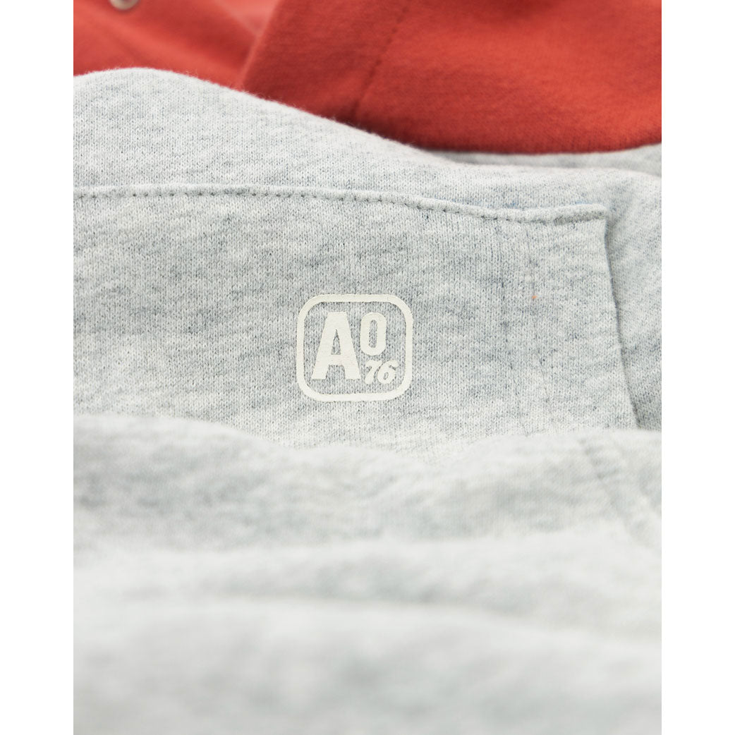 AO76 Heather Grey Clyde Contrast Hoodie