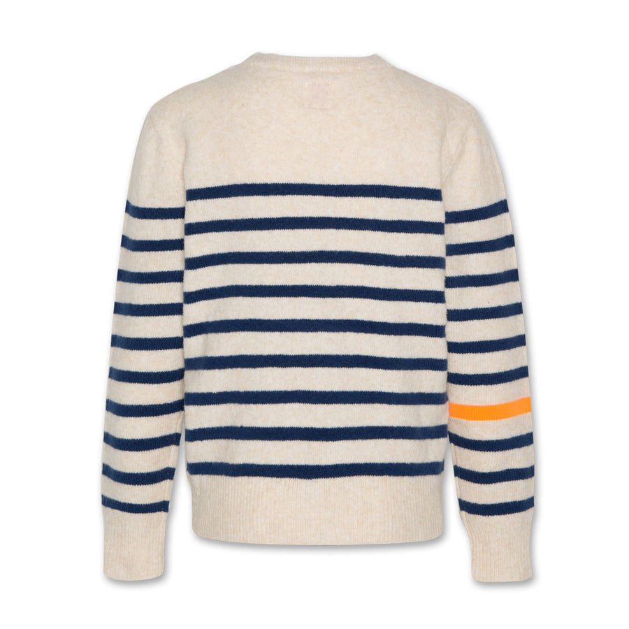AO76 Blue Caleb Sea Stripe Sweater