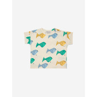 Bobo Choses Multicolor Fish All Over Baby T-Shirt