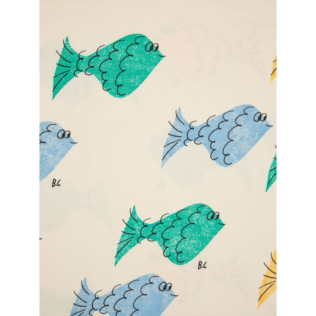 Bobo Choses Multicolor Fish All Over Baby T-Shirt