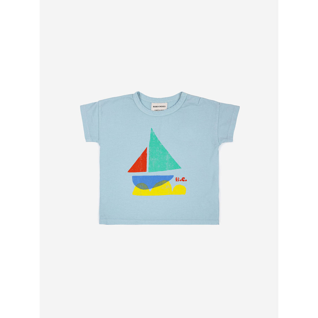 Bobo Choses Multicor Sail Boat T-Shirt