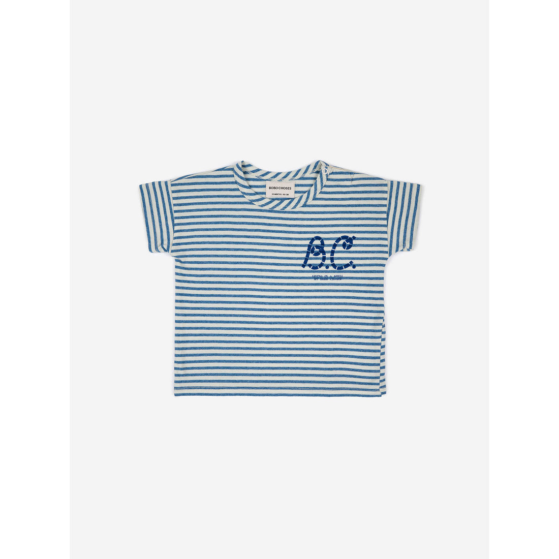 Bobo Choses Blue Stripes Baby T-Shirt