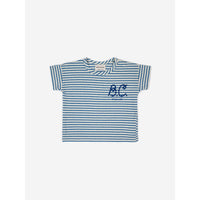 Bobo Choses Blue Stripes Baby T-Shirt