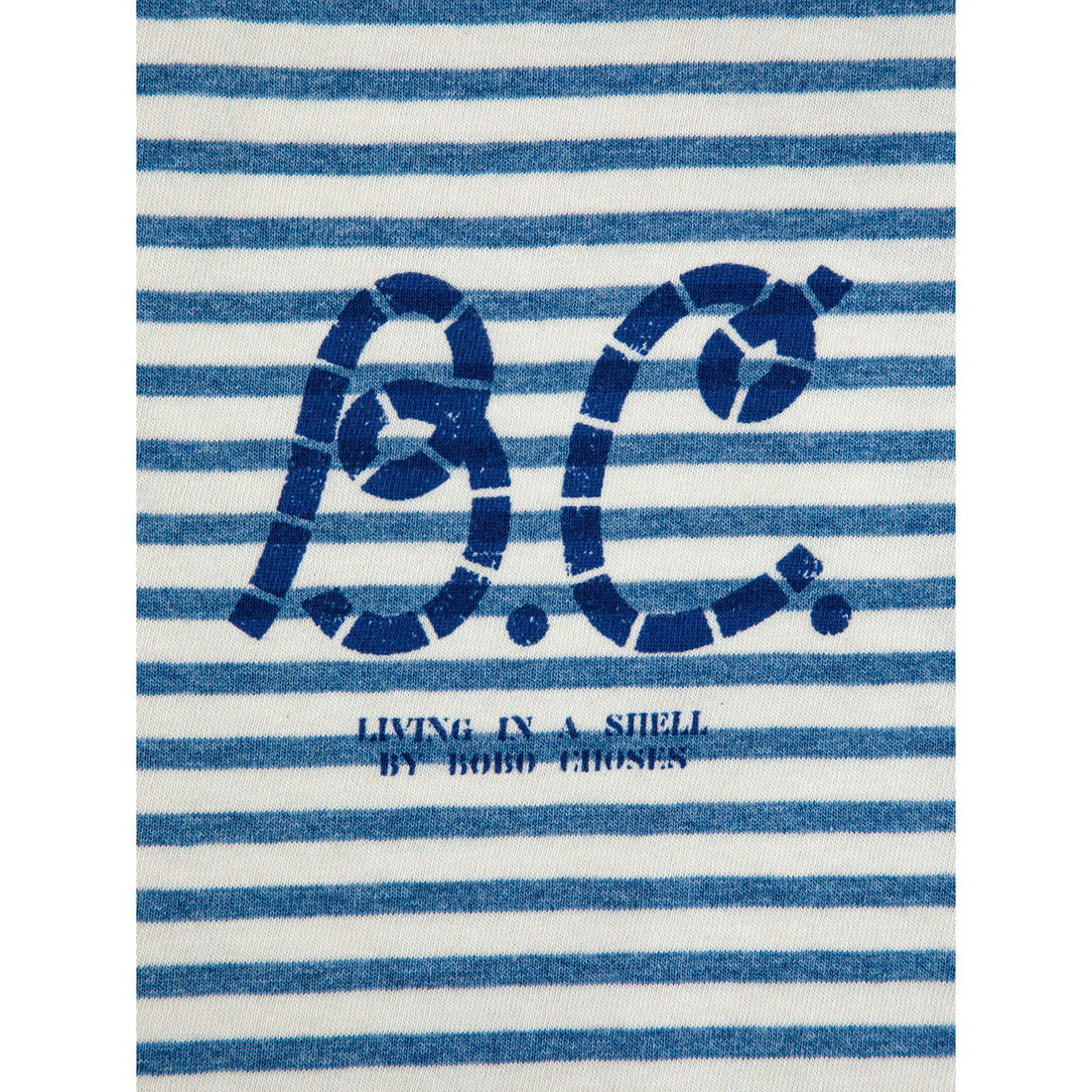 Bobo Choses Blue Stripes Baby T-Shirt
