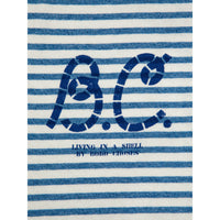 Bobo Choses Blue Stripes Baby T-Shirt