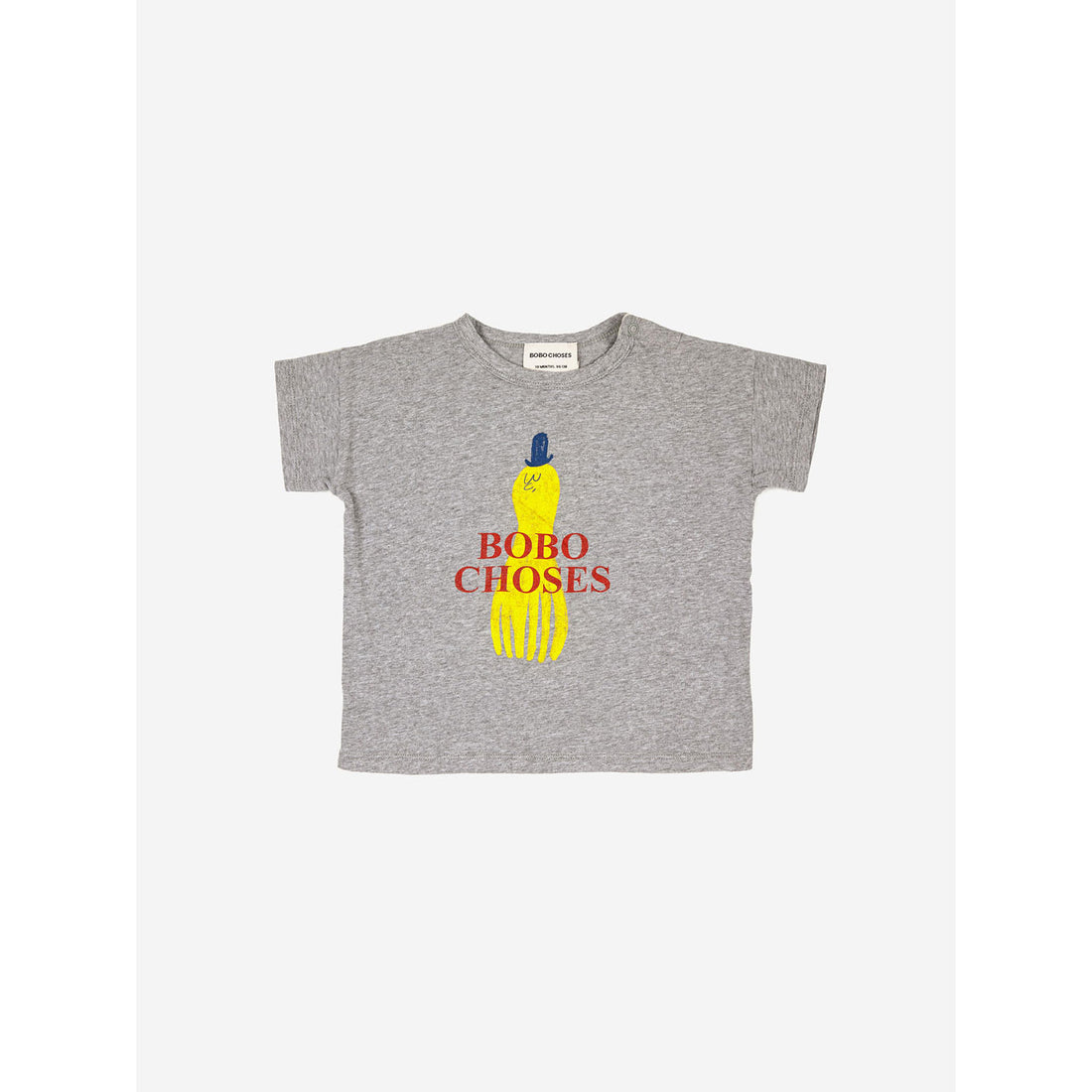 Bobo Choses Yellow Squid Baby T-Shirt