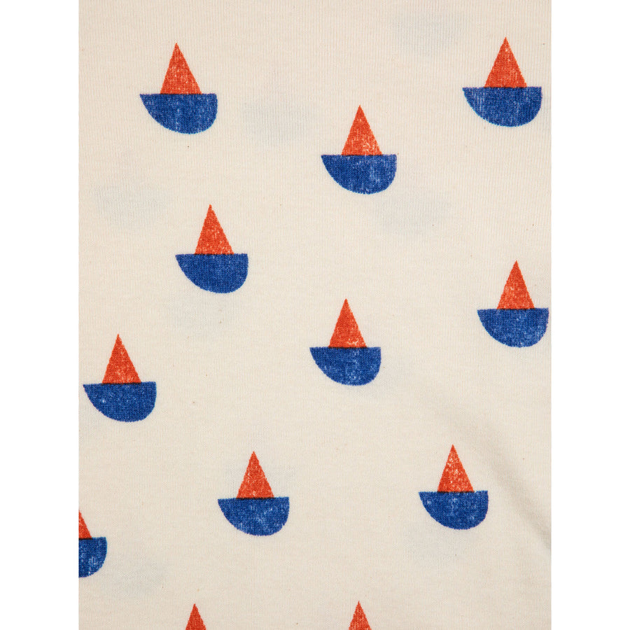 Bobo Choses Sail Boat All Over Long Sleeve T-Shirt