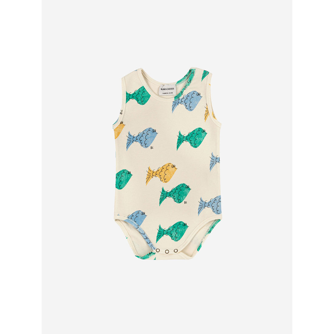 Bobo Choses Multicolor Fish All Over Sleeveless Body