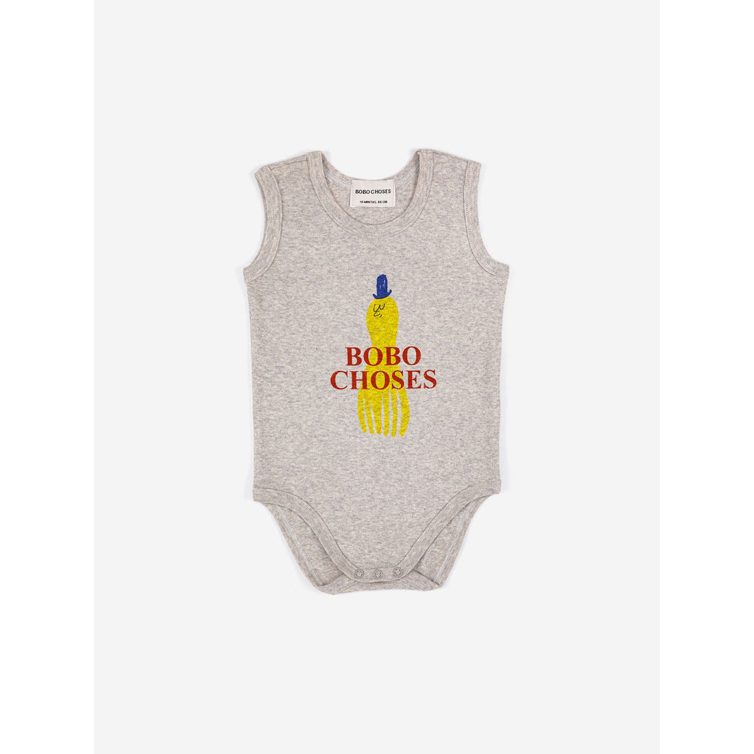Bobo Choses Yellow Squid Sleeveless Body