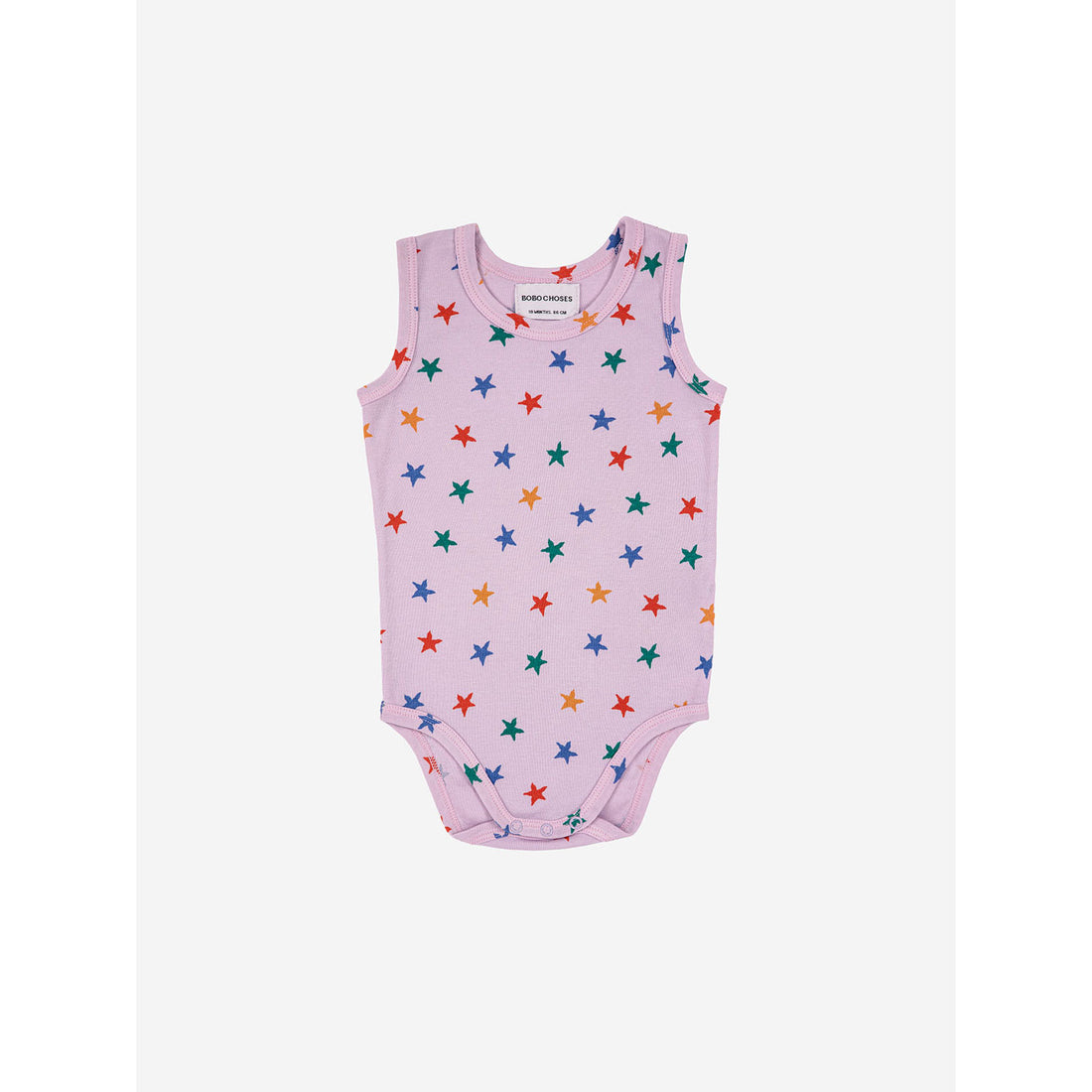 Bobo Choses Multicolor Stars All Over Sleeveless Body