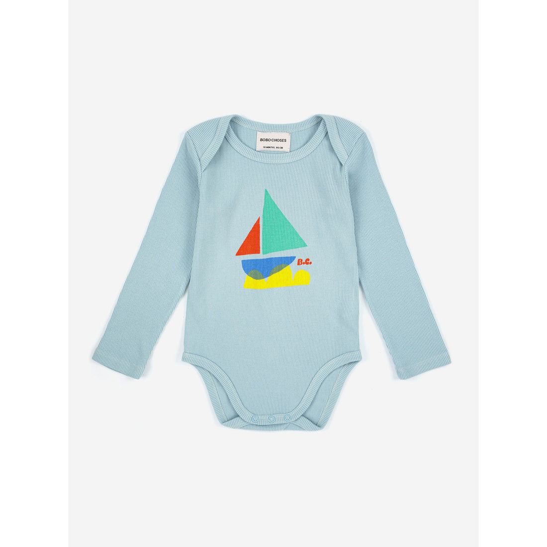 Bobo Choses Multicolor Sail Boat Long Sleeve Boat